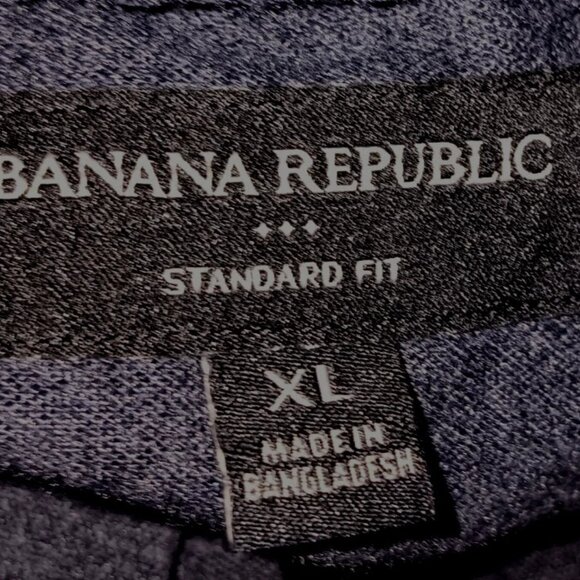 Banana Republic Men’s XL Shirt Button Down Long Sleeve Standard Fit Blue Cotton - Picture 5 of 5